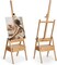 ARTIFY Large Wooden H-Frame Studio Easel with Artist Storage Drawer and Shelf, Sturdy Beechwood Canvas Holder Stand, Adjustable to 75" High